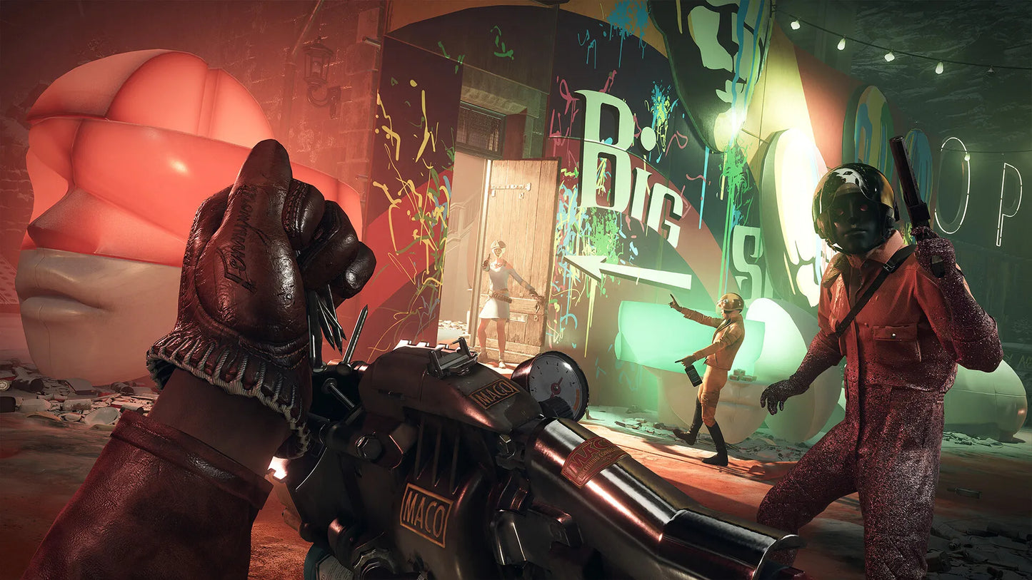 Two characters in a futuristic setting with a large 'Bioshock' logo.