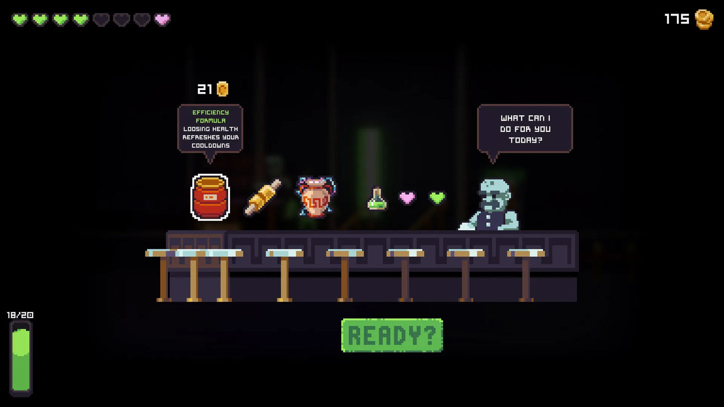 Game interface with character options and dialogue boxes on a dark background