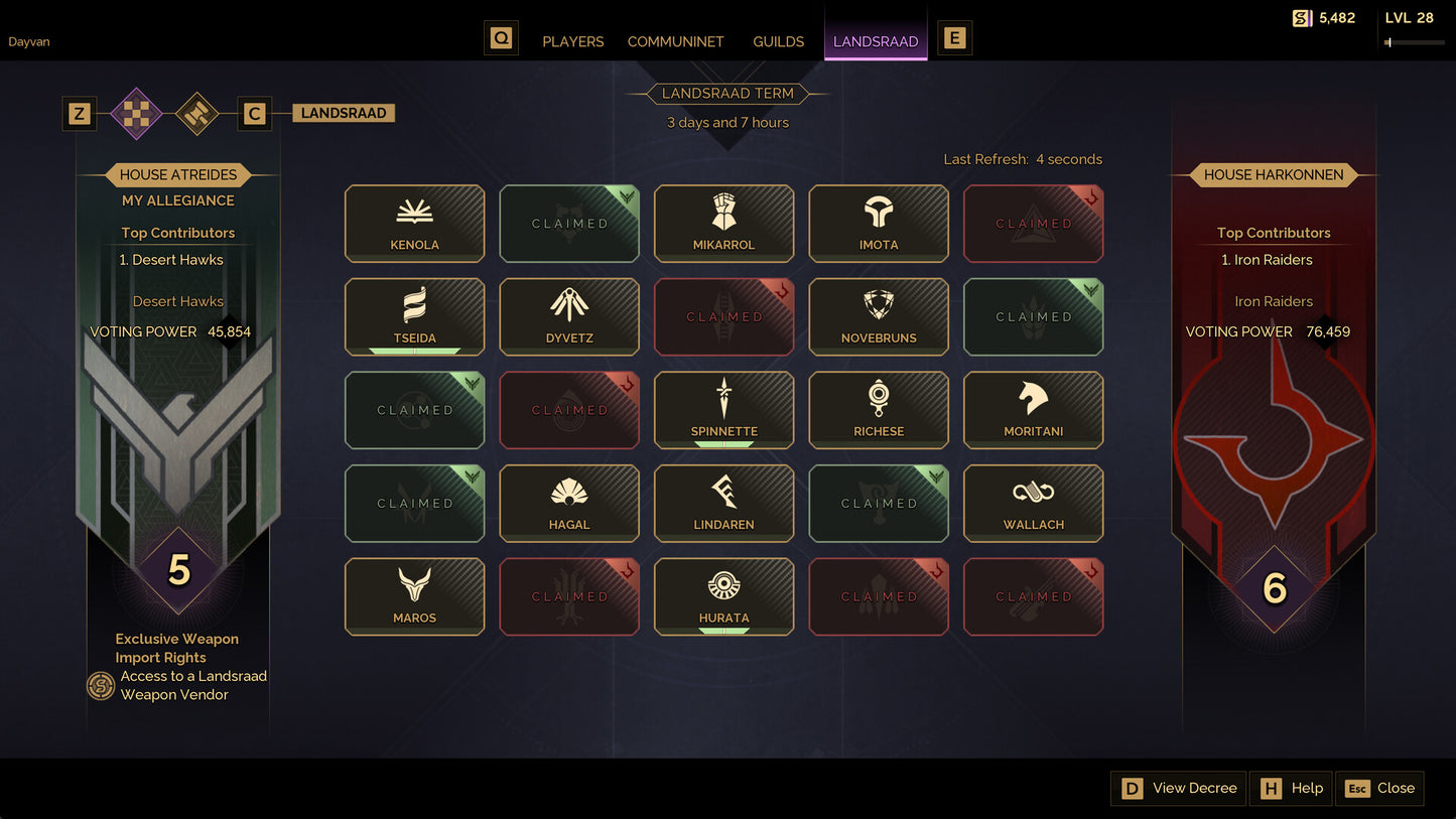 Game interface showing weapon and equipment selection screen with various icons and options.