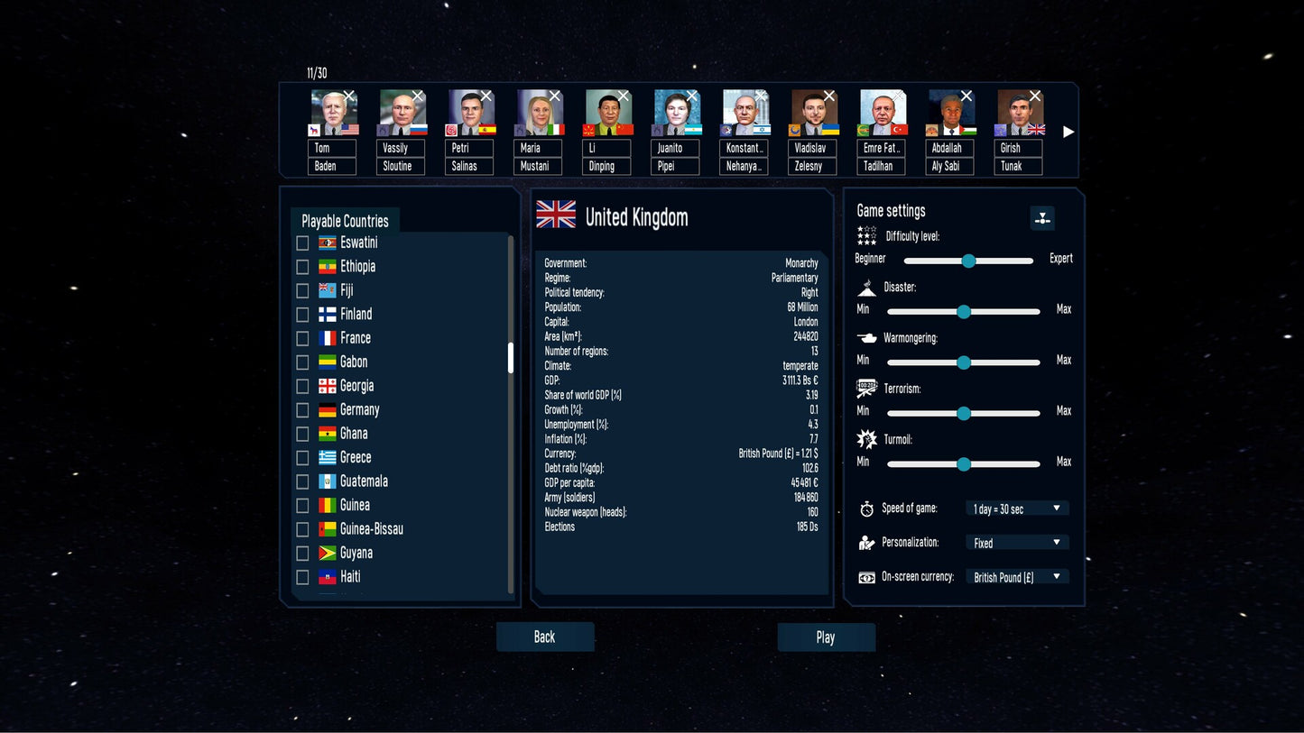 Geo-Political Simulator 5 PC Steam Key