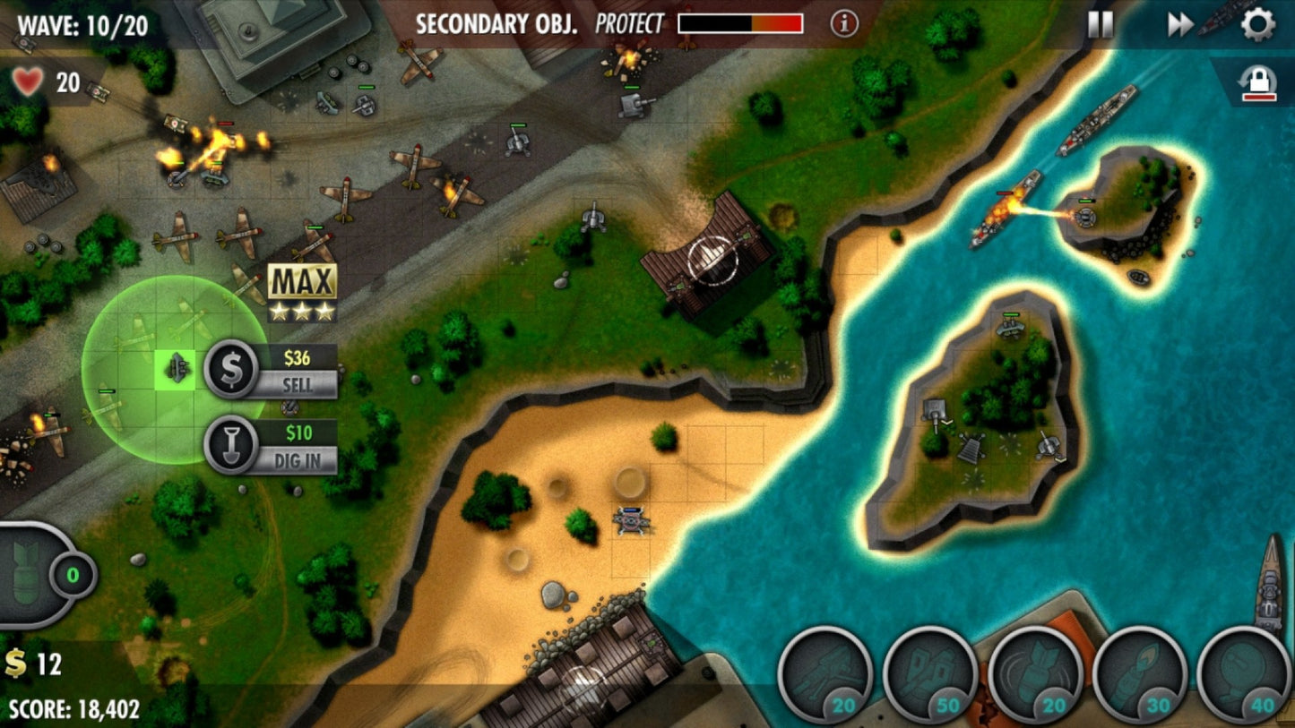 Buy iBomber Defense Pacific Steam Key Default Title Steam key – fast digital delivery | Volt Keys