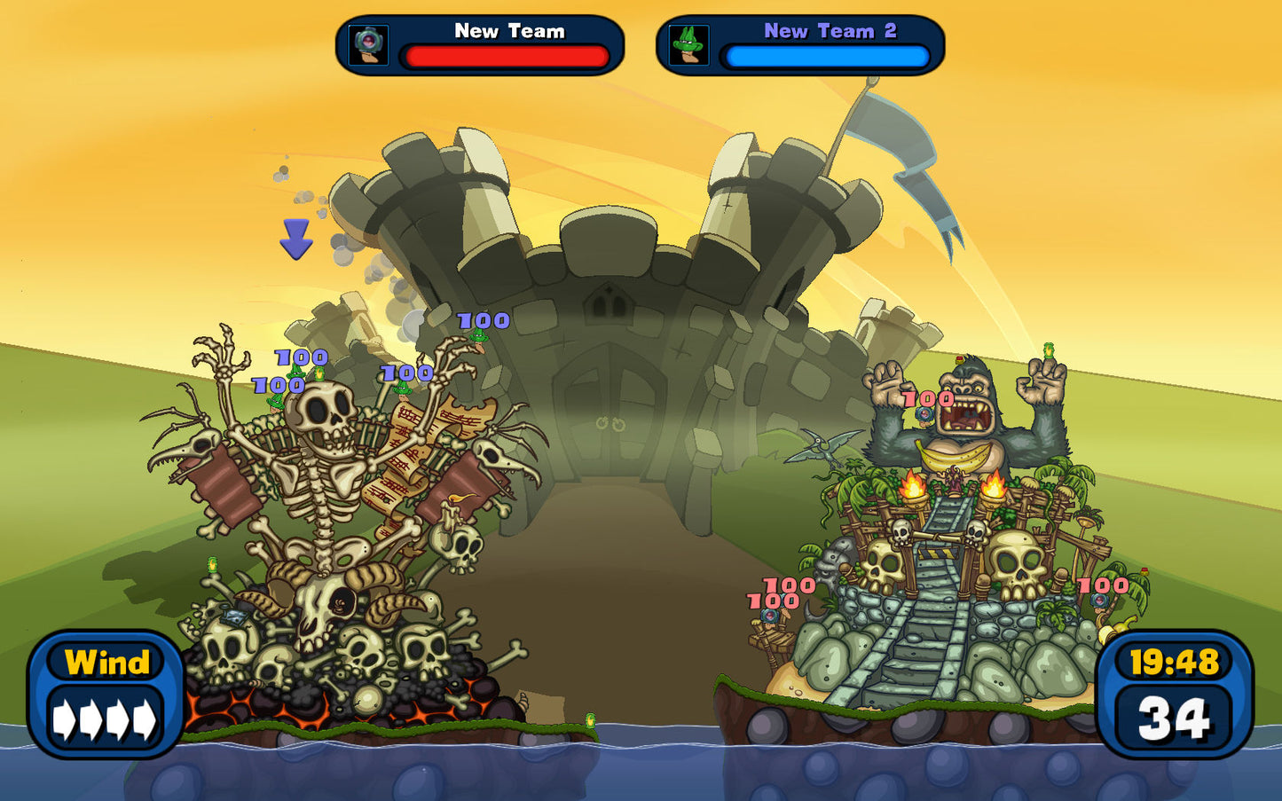 Buy Worms Reloaded - Forts and Hats Pack DLC Steam Key Default Title Steam key – fast digital delivery | Volt Keys