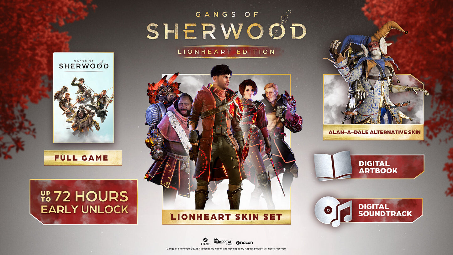 Buy Gangs of Sherwood Lionheart Edition Steam Key Default Title Steam key โ fast digital delivery | Volt Keys