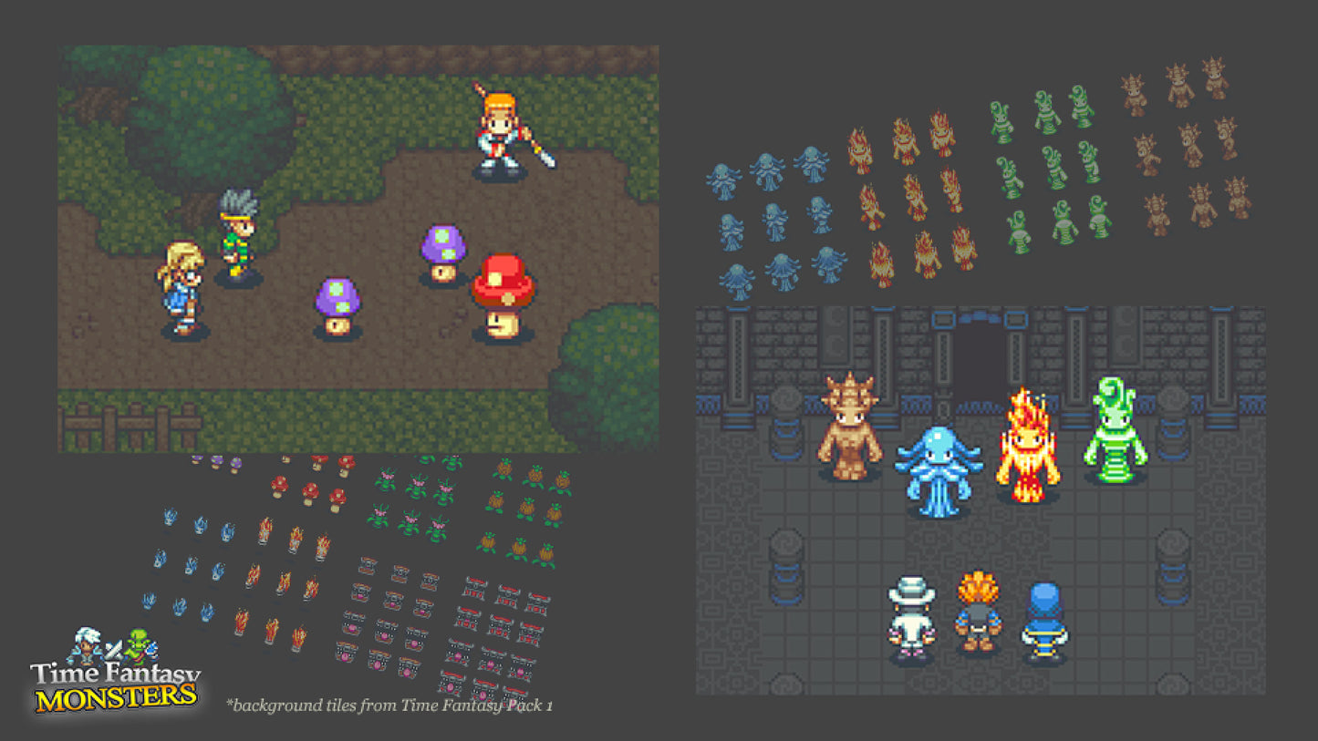 Buy RPG Maker VX Ace - Time Fantasy - Monsters Steam Key Default Title Steam key – fast digital delivery | Volt Keys
