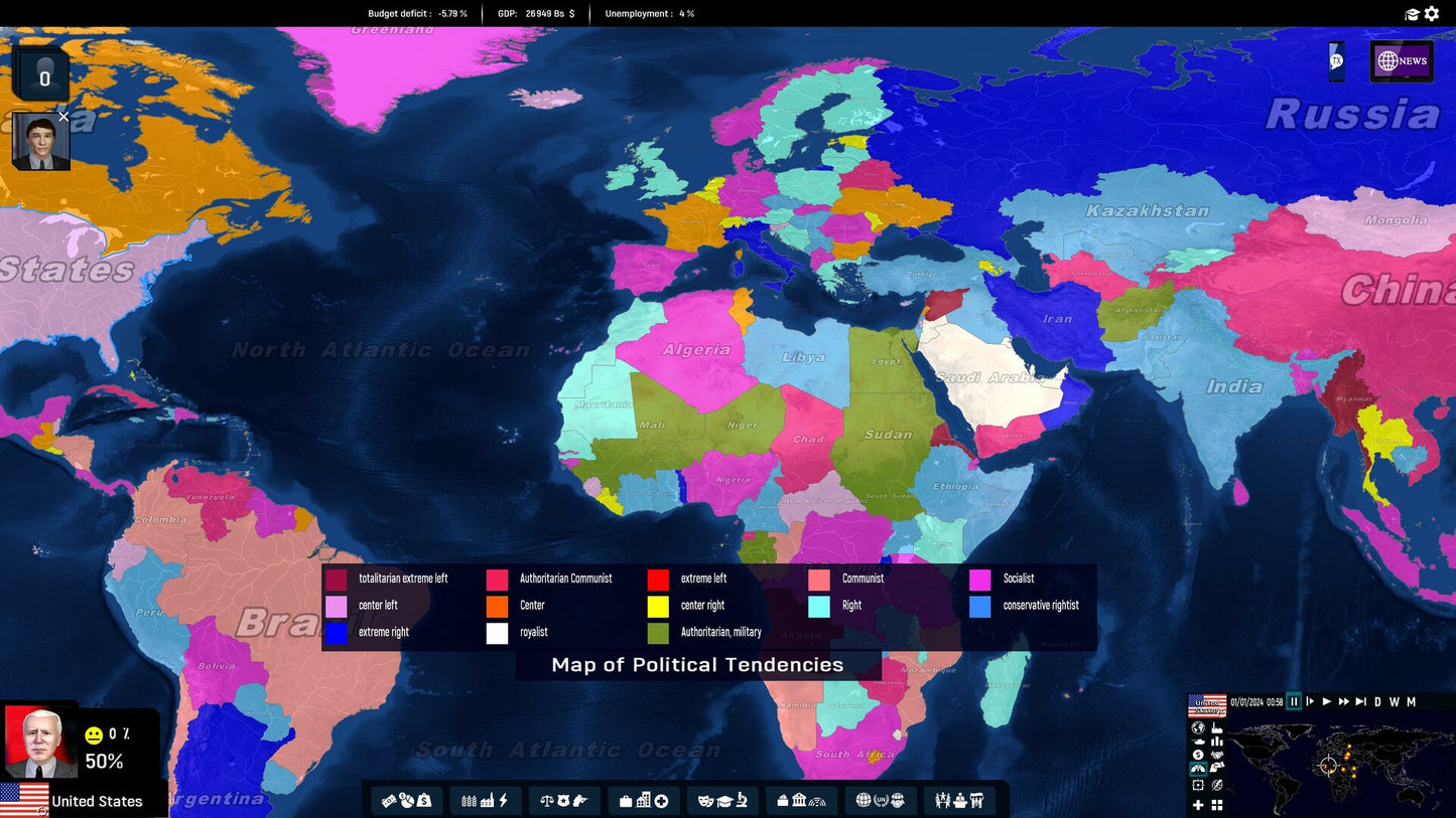 Geo-Political Simulator 5 PC Steam Key