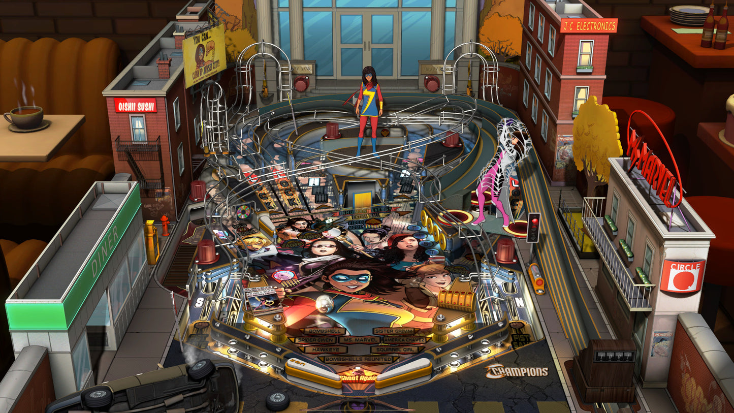 Buy Pinball FX3 - Marvel Pinball - Marvel's Women of Power DLC Steam Key Default Title Steam key – fast digital delivery | Volt Keys