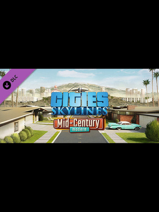 Buy Cities: Skylines - Content Creator Pack: Mid-Century Modern DLC EN Language Only Steam Key Default Title Steam key – fast digital delivery | Volt Keys