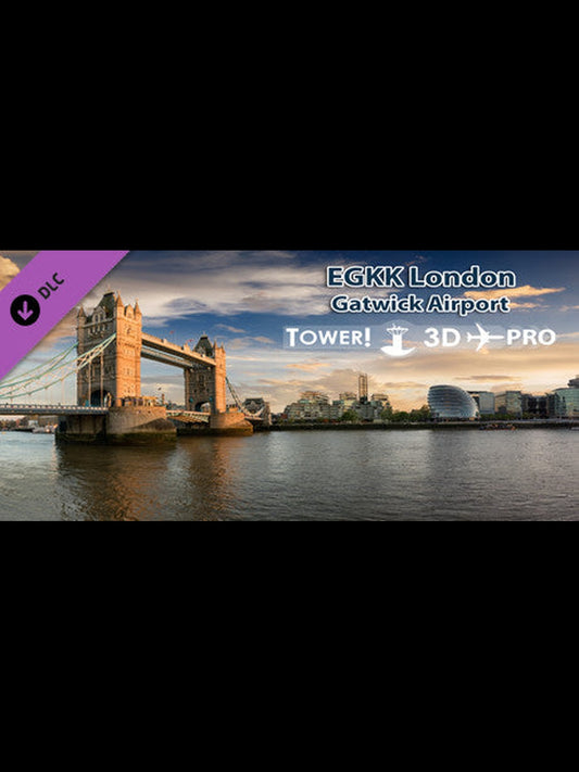 Buy Tower!3D Pro - EGKK airport DLC Steam Key Default Title Steam key – fast digital delivery | Volt Keys