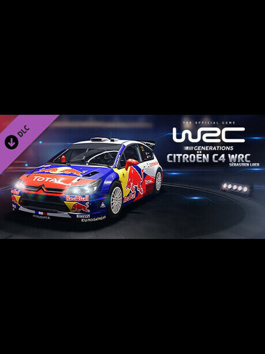 Buy WRC Generations - Citroën C4 WRC 2010 DLC Steam Key Default Title Steam key – fast digital delivery | Volt Keys