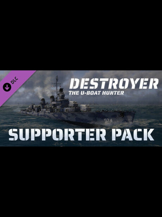 Buy Destroyer: The U-Boat Hunter - Supporter Pack DLC Steam Key Default Title Steam key – fast digital delivery | Volt Keys