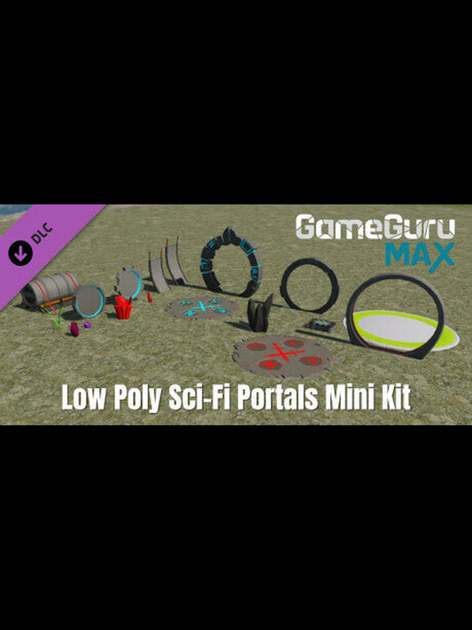 Buy GameGuru MAX - Low Poly Mini Kit: Sci-Fi Portals DLC Steam Key Default Title Steam key – fast digital delivery | Volt Keys
