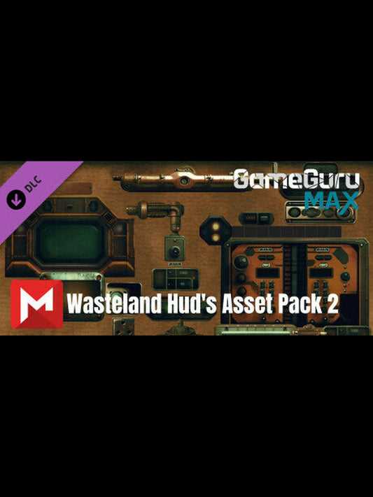 Buy GameGuru MAX Wasteland Asset Pack - HUD's Volume 2 DLC PC Steam Key Default Title Steam key – fast digital delivery | Volt Keys