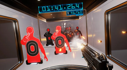 Pinball machine with targets and a digital scoreboard