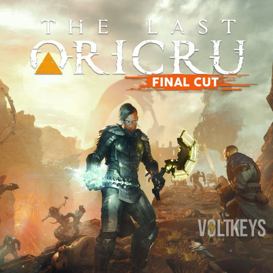 Promotional image for 'The Last Oricru Final Cut' with a character in armor amidst a battle scene.