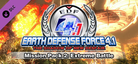 Buy EARTH DEFENSE FORCE 4.1 - Mission Pack 2 Extreme Battle DLC Steam Key Default Title Steam key – fast digital delivery | Volt Keys