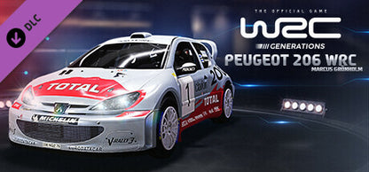Buy WRC Generations - Peugeot 206 WRC 2002 DLC Steam Key Default Title Steam key – fast digital delivery | Volt Keys