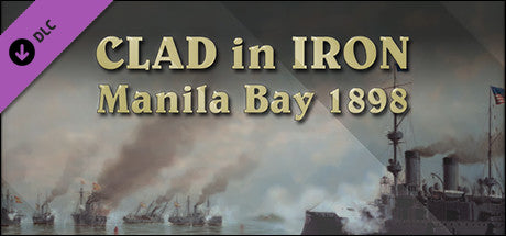 Buy Clad in Iron - Manila Bay 1898 DLC Steam Key Default Title Steam key – fast digital delivery | Volt Keys