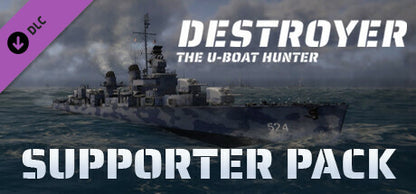 Buy Destroyer: The U-Boat Hunter - Supporter Pack DLC Steam Key Default Title Steam key – fast digital delivery | Volt Keys