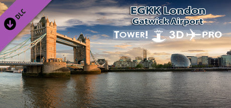 Buy Tower!3D Pro - EGKK airport DLC Steam Key Default Title Steam key – fast digital delivery | Volt Keys