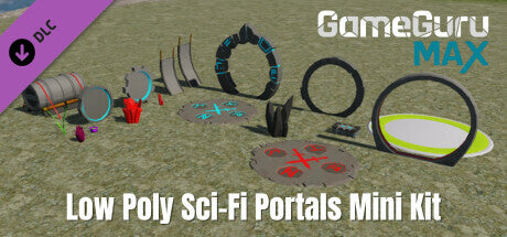 Buy GameGuru MAX - Low Poly Mini Kit: Sci-Fi Portals DLC Steam Key Default Title Steam key – fast digital delivery | Volt Keys