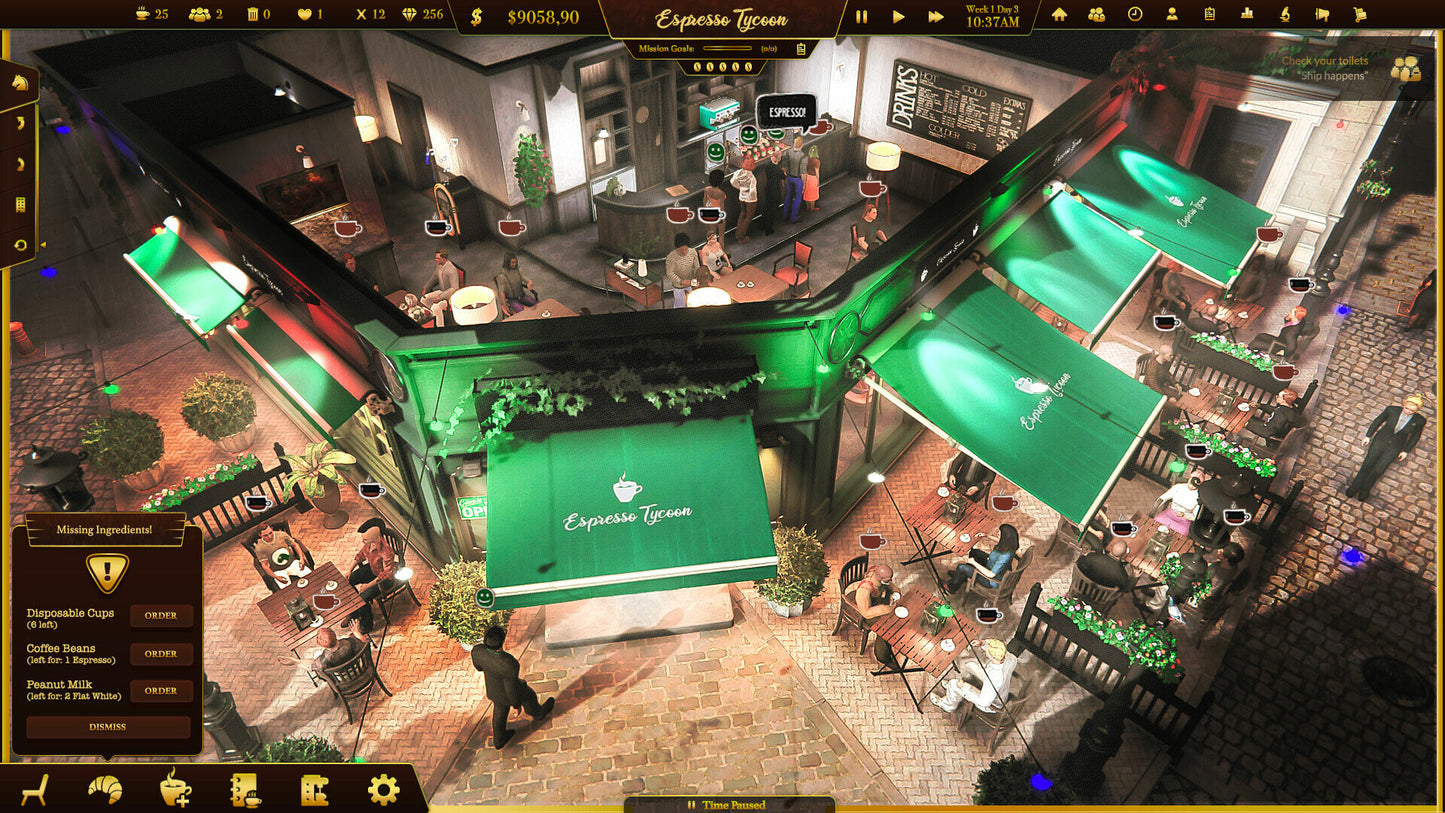 Buy Espresso Tycoon PC Steam Key Default Title Steam key – fast digital delivery | Volt Keys