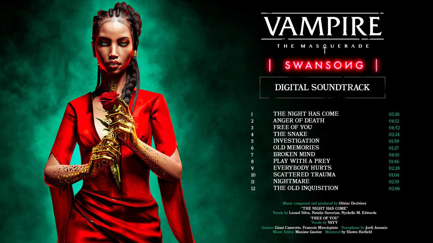 Buy Vampire: The Masquerade - Swansong Digital Soundtrack DLC Steam Key Default Title Steam key – fast digital delivery | Volt Keys