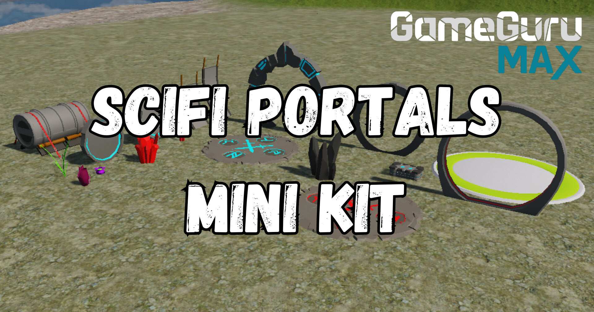 Buy GameGuru MAX - Low Poly Mini Kit: Sci-Fi Portals DLC Steam Key Default Title Steam key – fast digital delivery | Volt Keys