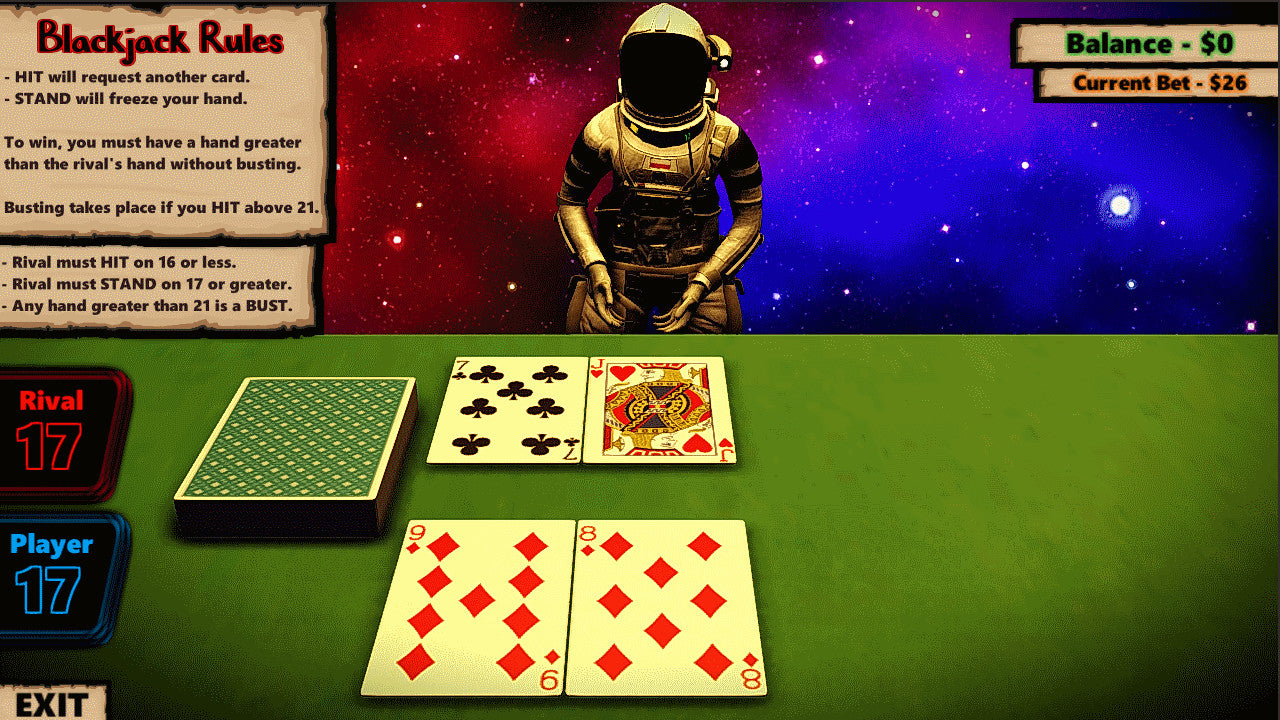 Buy Blackjack In Space Steam Key Default Title Steam key – fast digital delivery | Volt Keys