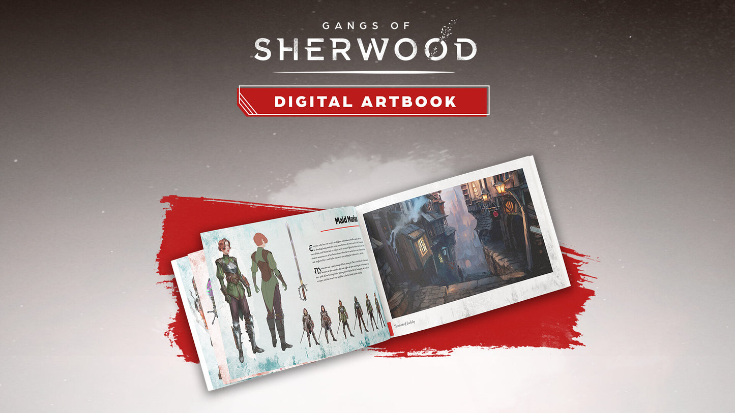 Buy Gangs of Sherwood - Digital Artbook DLC Steam Key Default Title Steam key – fast digital delivery | Volt Keys