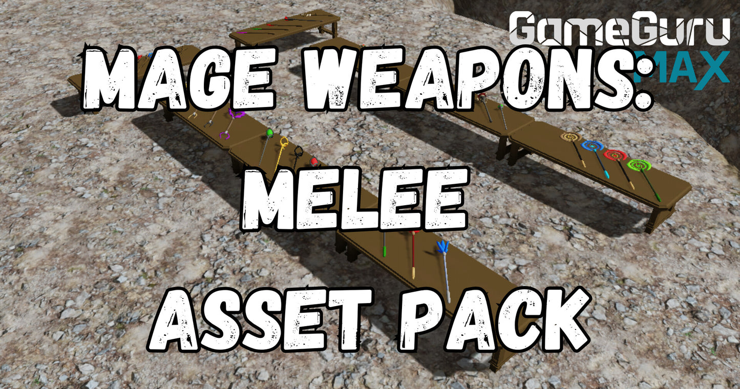 Buy GameGuru MAX - Low Poly Asset Pack - Mage Weapons: Melee DLC PC Steam Key Default Title Steam key – fast digital delivery | Volt Keys