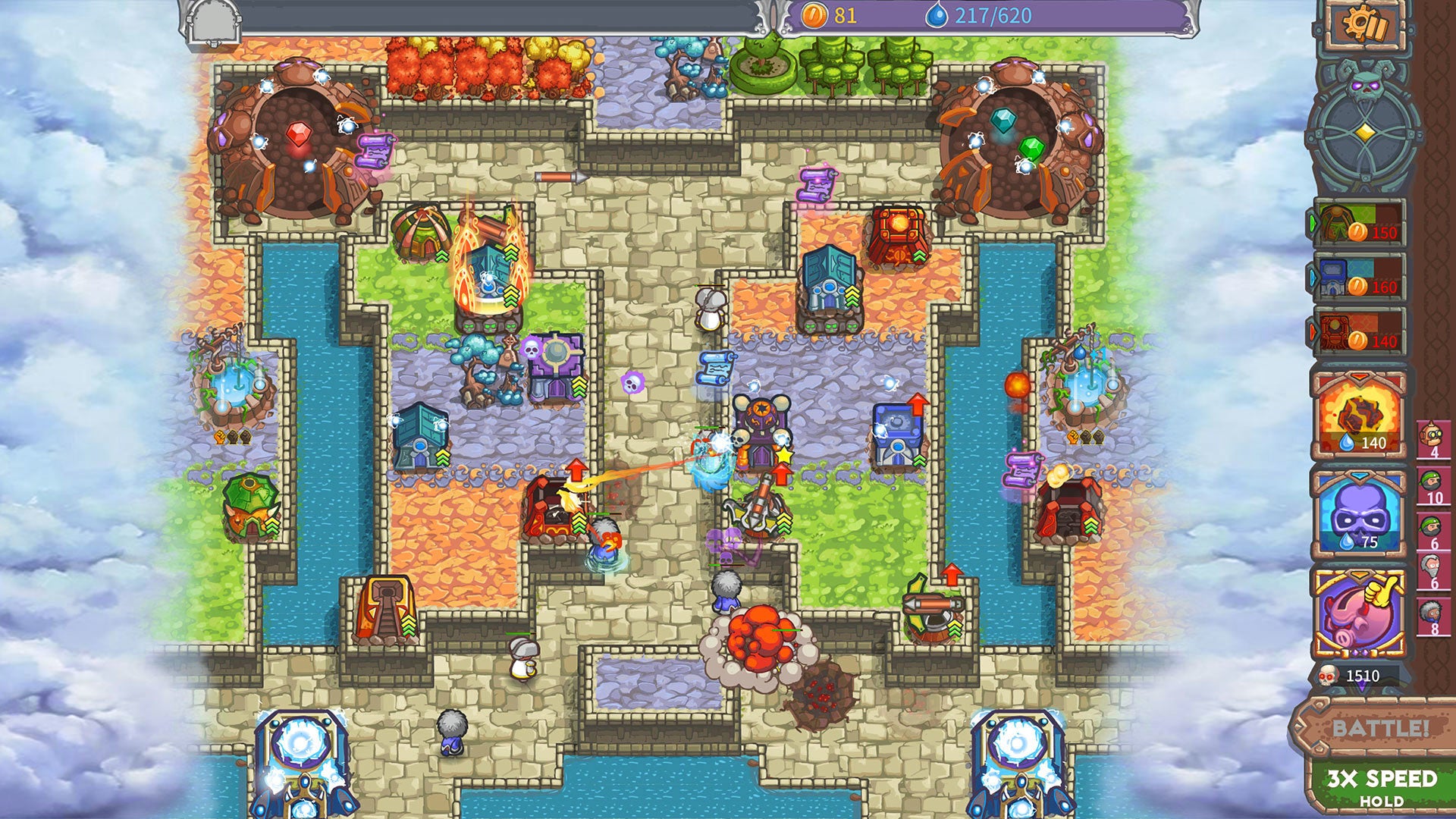 Buy Cursed Treasure 2 Ultimate Edition - Tower Defense Steam Key Default Title Steam key – fast digital delivery | Volt Keys