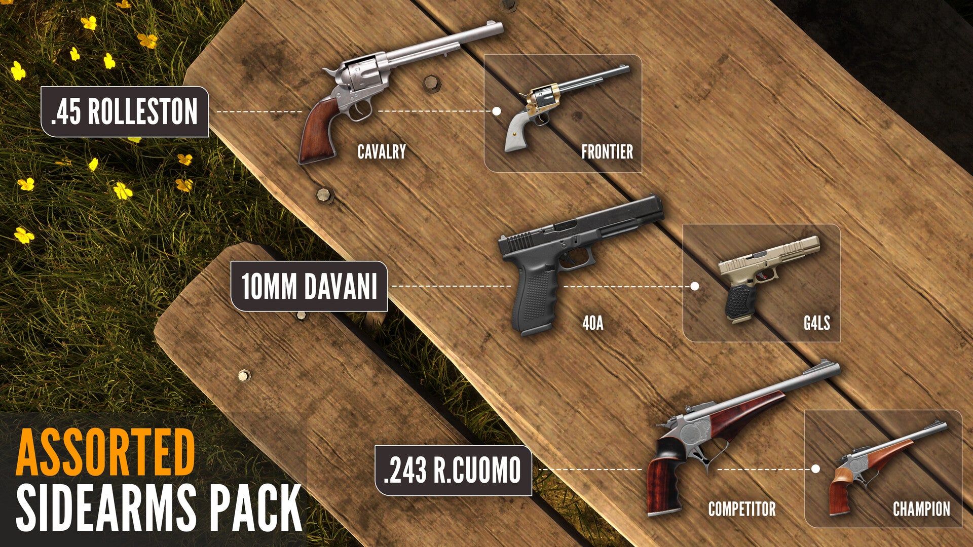 Buy theHunter: Call of the Wild - Assorted Sidearms Pack DLC PC Steam Key Default Title Steam key – fast digital delivery | Volt Keys