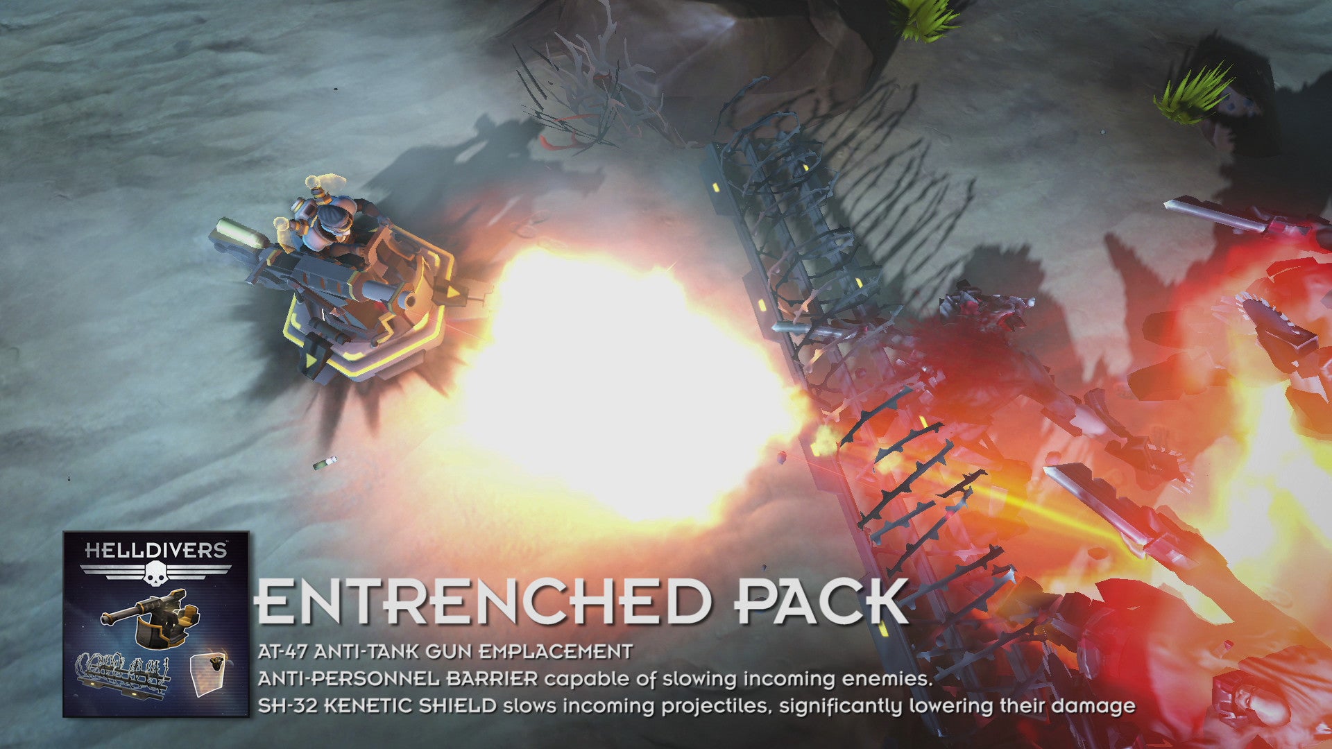 Buy HELLDIVERS - Entrenched Pack DLC Steam Key Default Title Steam key – fast digital delivery | Volt Keys