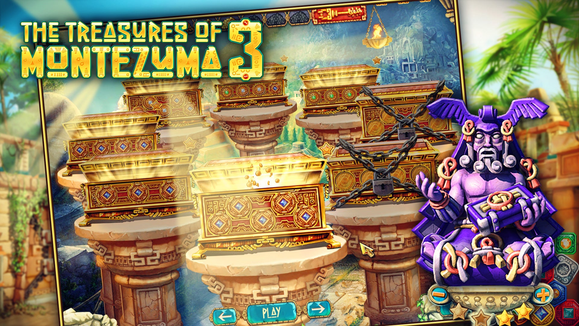 Buy The Treasures of Montezuma 3 PC Steam Key Default Title Steam key – fast digital delivery | Volt Keys