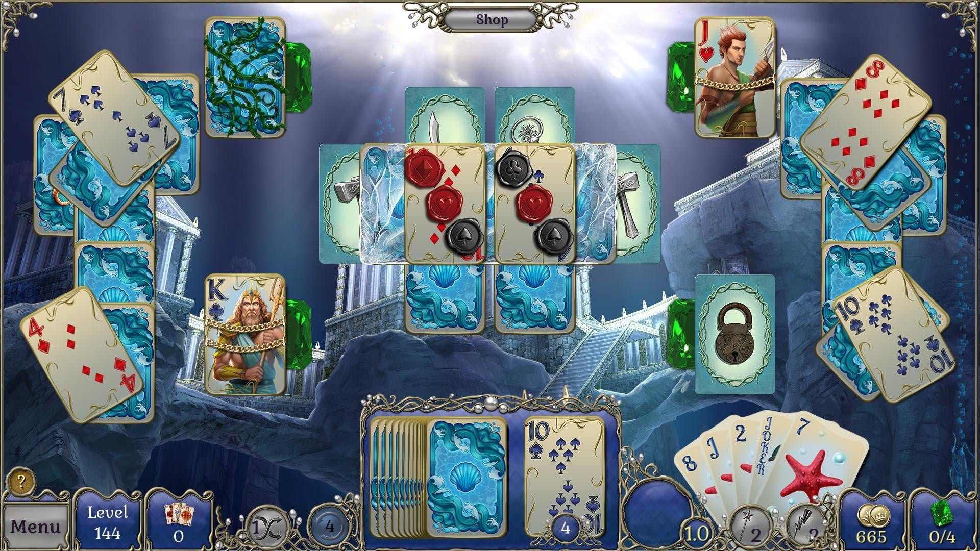 Buy Jewel Match Atlantis Solitaire - Collector's Edition Steam Key Default Title Steam key – fast digital delivery | Volt Keys