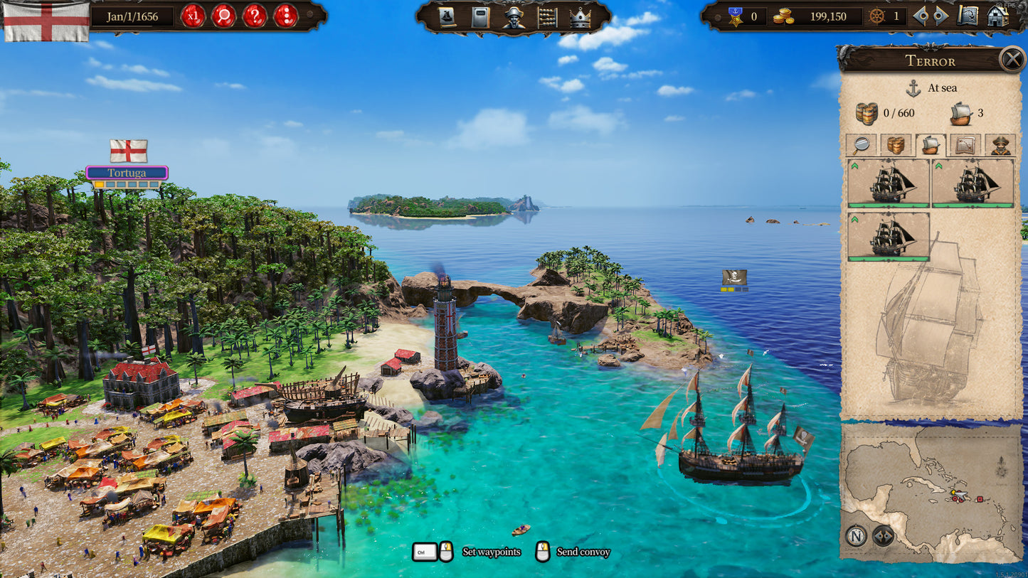 Buy Port Royale 4 - Buccaneers DLC Steam Key Default Title Steam key – fast digital delivery | Volt Keys