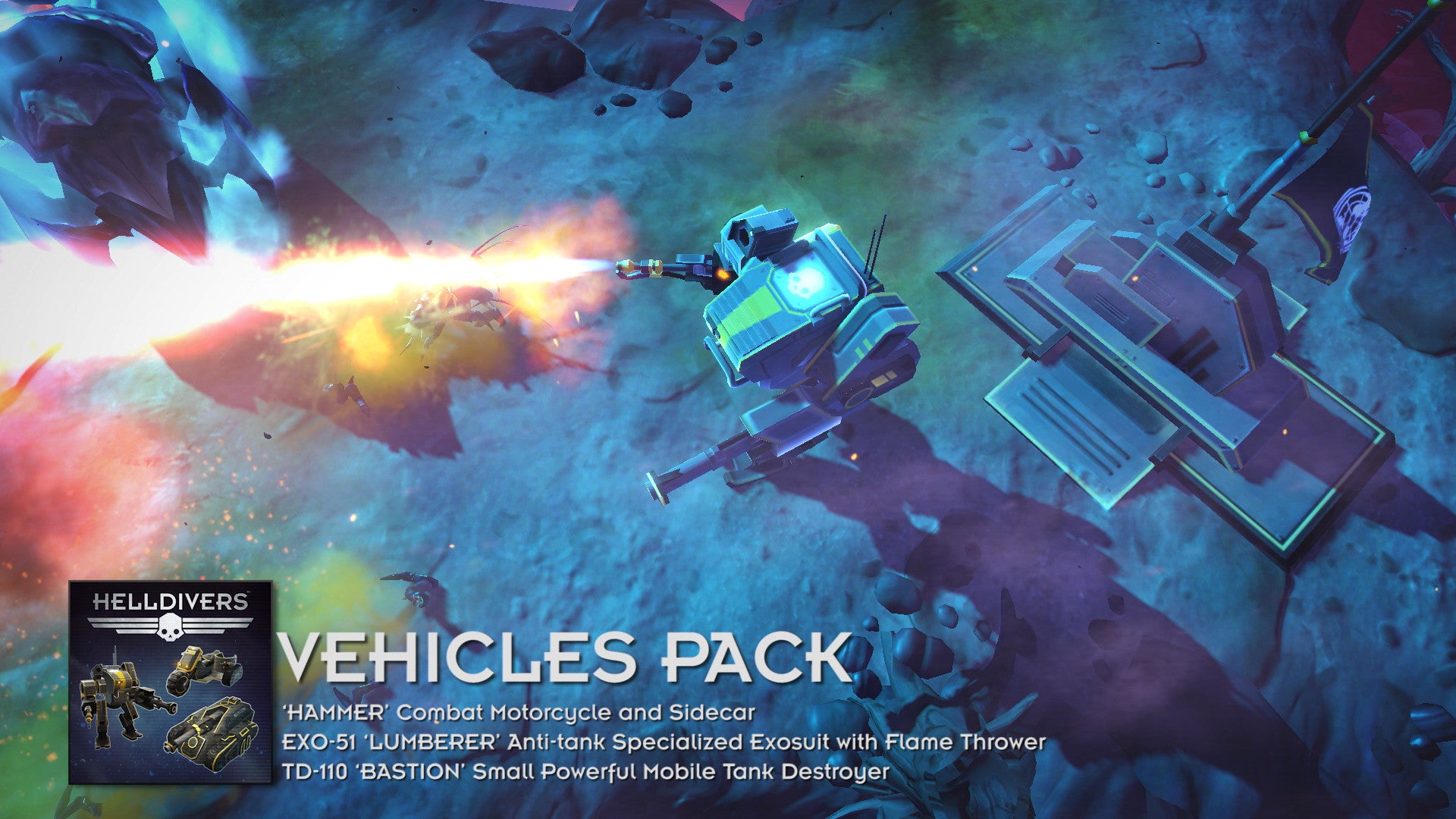 Buy HELLDIVERS - Vehicles Pack DLC Steam Key Default Title Steam key – fast digital delivery | Volt Keys