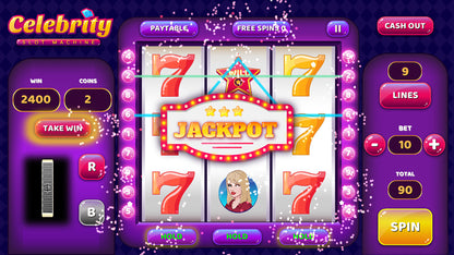 Celebrity Slot Machine PC Steam Key