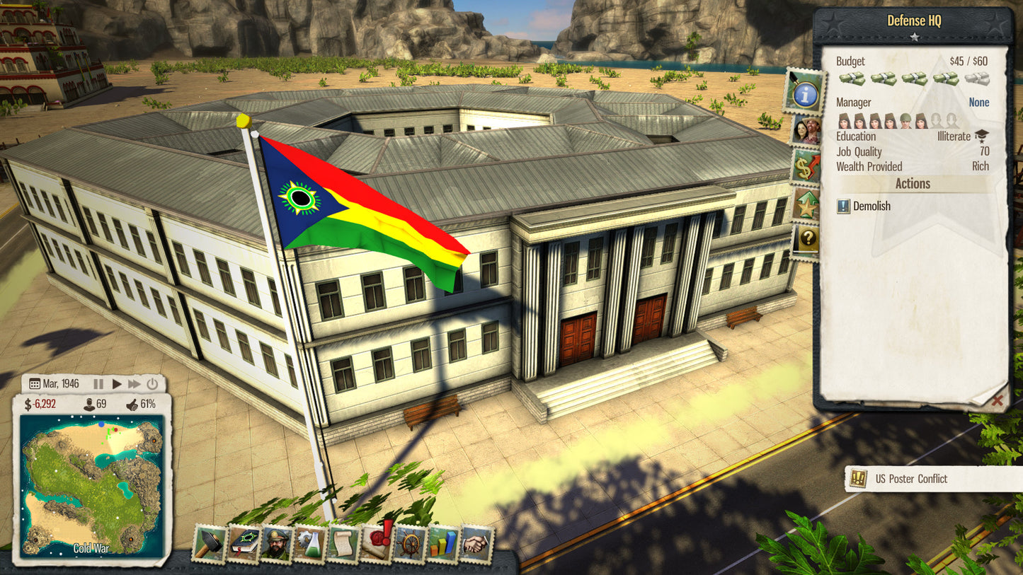 Buy Tropico 5 - Generalissimo Steam Key Default Title Steam key – fast digital delivery | Volt Keys
