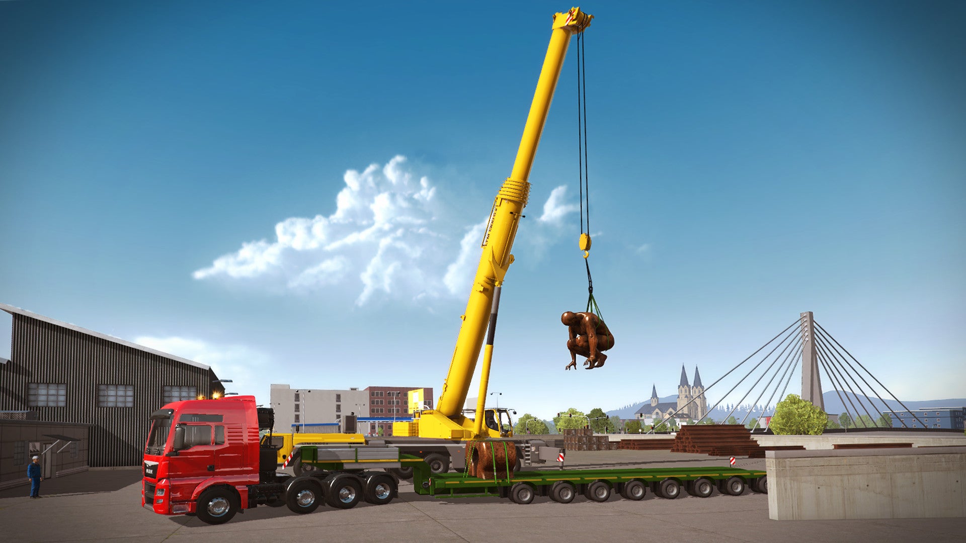 Buy Construction Simulator 2015 - Liebherr LTM 1300 6.2 DLC PC Steam Key Default Title Steam key – fast digital delivery | Volt Keys