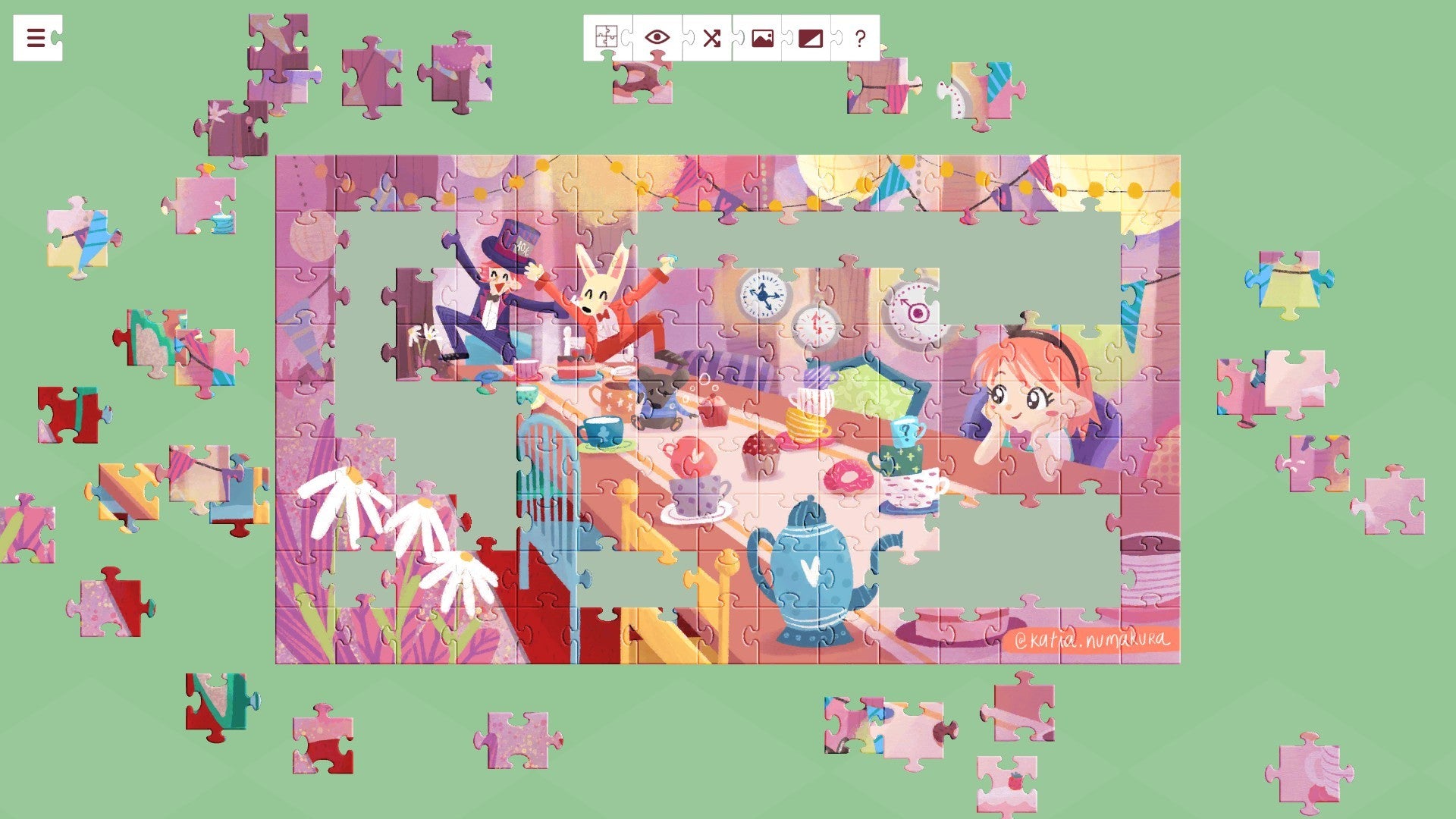 Buy Alice in Wonderland - a jigsaw puzzle tale Steam Key Default Title Steam key – fast digital delivery | Volt Keys