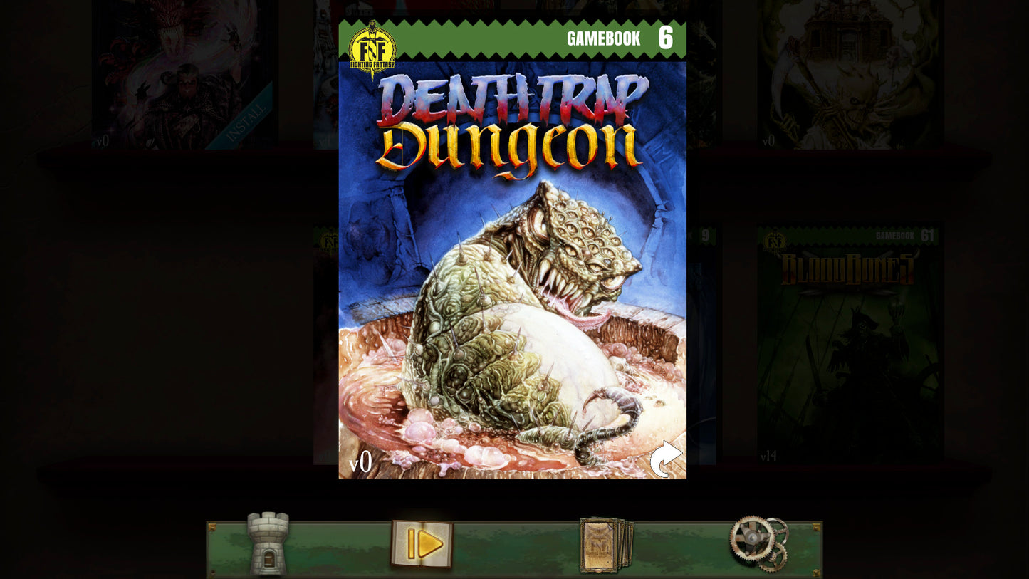 Buy Fighting Fantasy Classics - Deathtrap Dungeon DLC Steam Key Default Title Steam key – fast digital delivery | Volt Keys