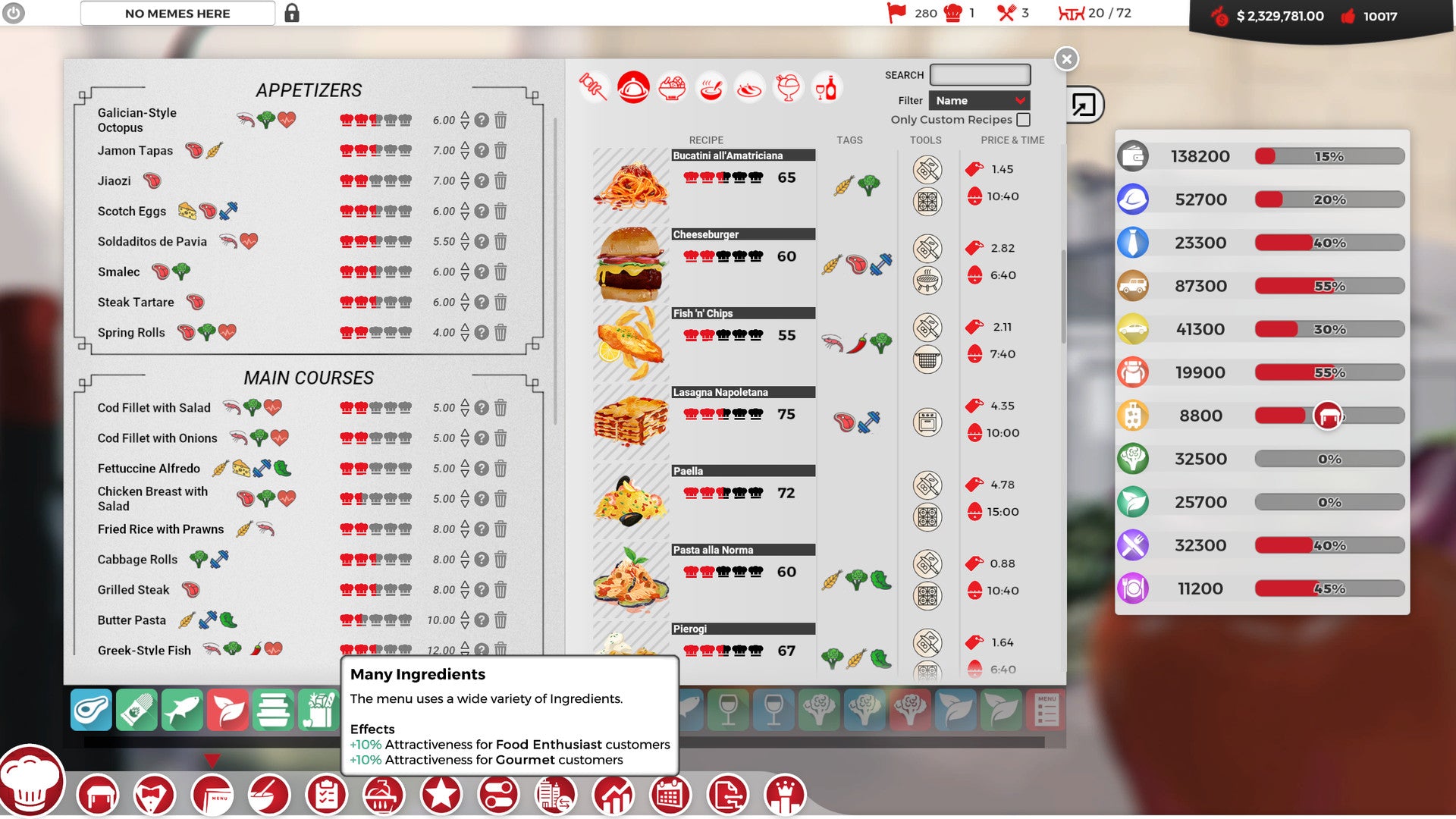 Buy Chef: A Restaurant Tycoon Game PC Steam Key Default Title Steam key – fast digital delivery | Volt Keys