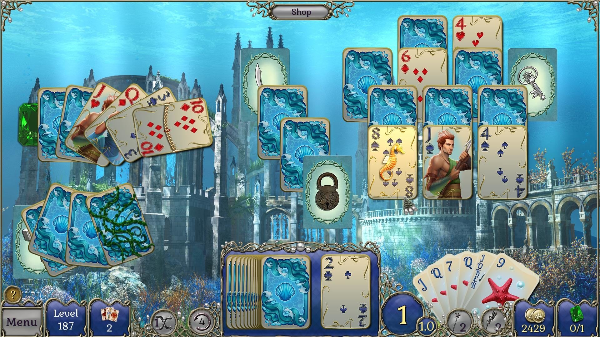 Buy Jewel Match Atlantis Solitaire - Collector's Edition Steam Key Default Title Steam key – fast digital delivery | Volt Keys
