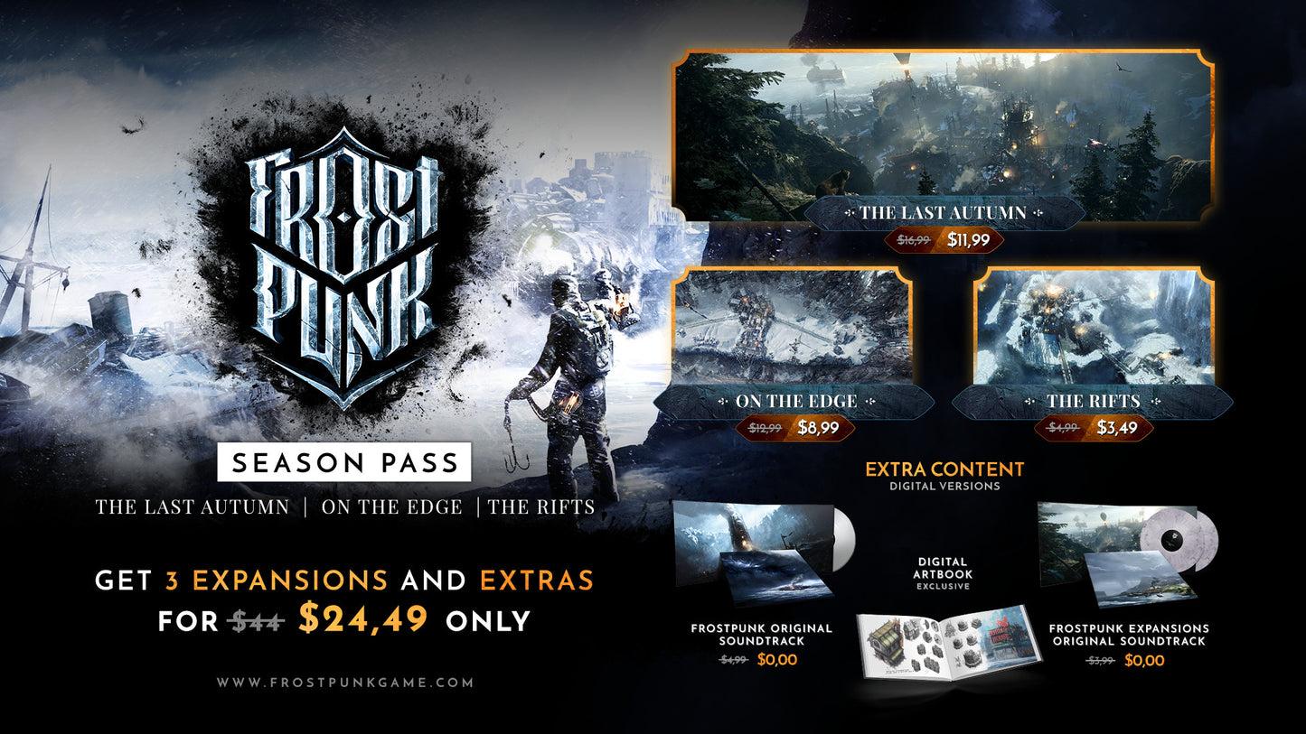 Buy Frostpunk - The Rifts DLC Steam Key Default Title Steam key – fast digital delivery | Volt Keys