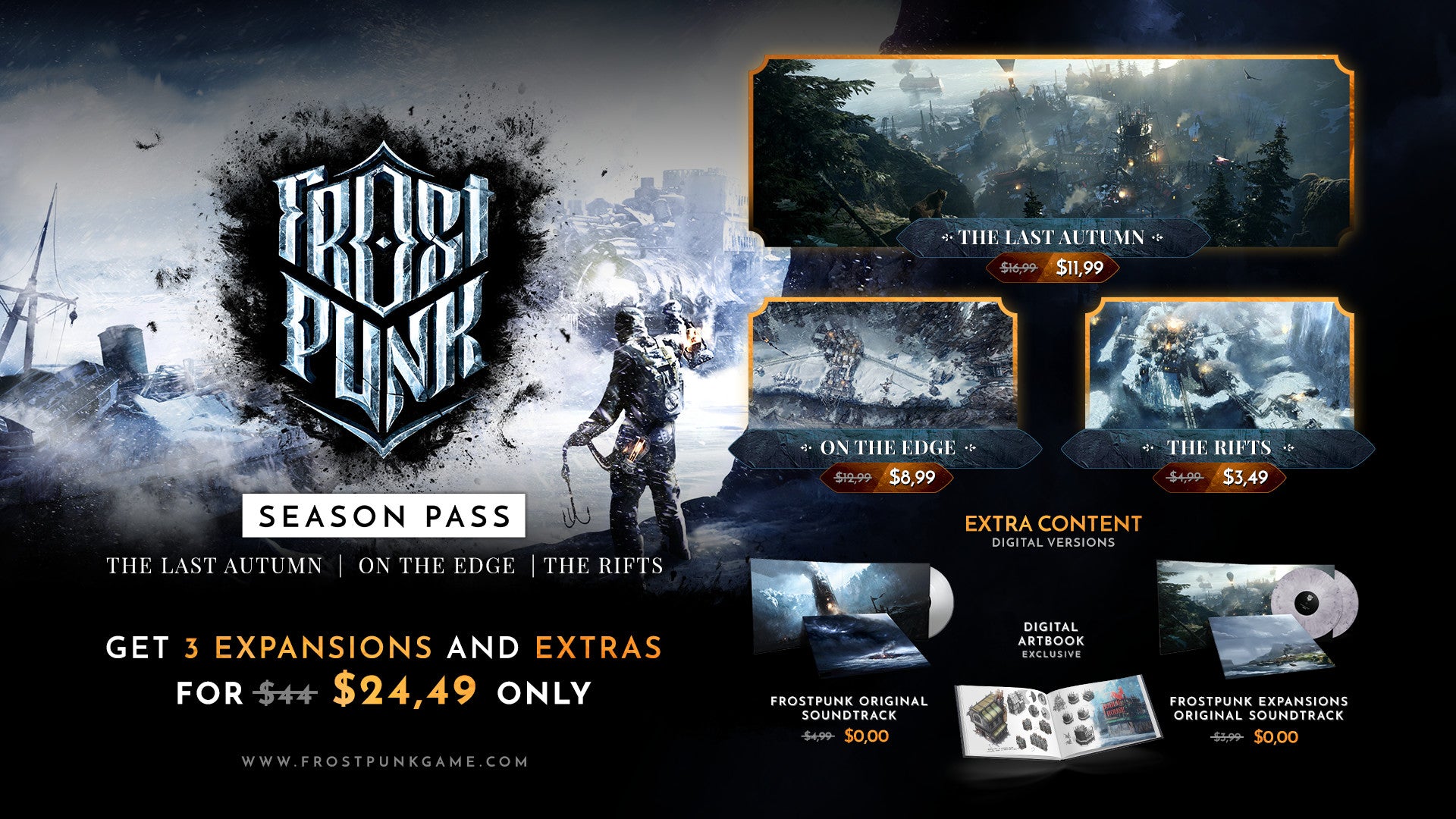Buy Frostpunk - The Last Autumn DLC Steam Key Default Title Steam key – fast digital delivery | Volt Keys