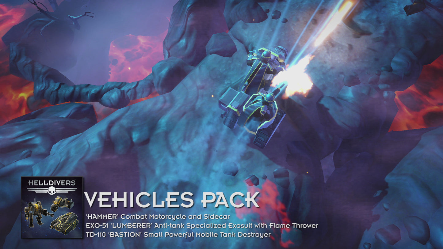 Buy HELLDIVERS - Vehicles Pack DLC Steam Key Default Title Steam key – fast digital delivery | Volt Keys