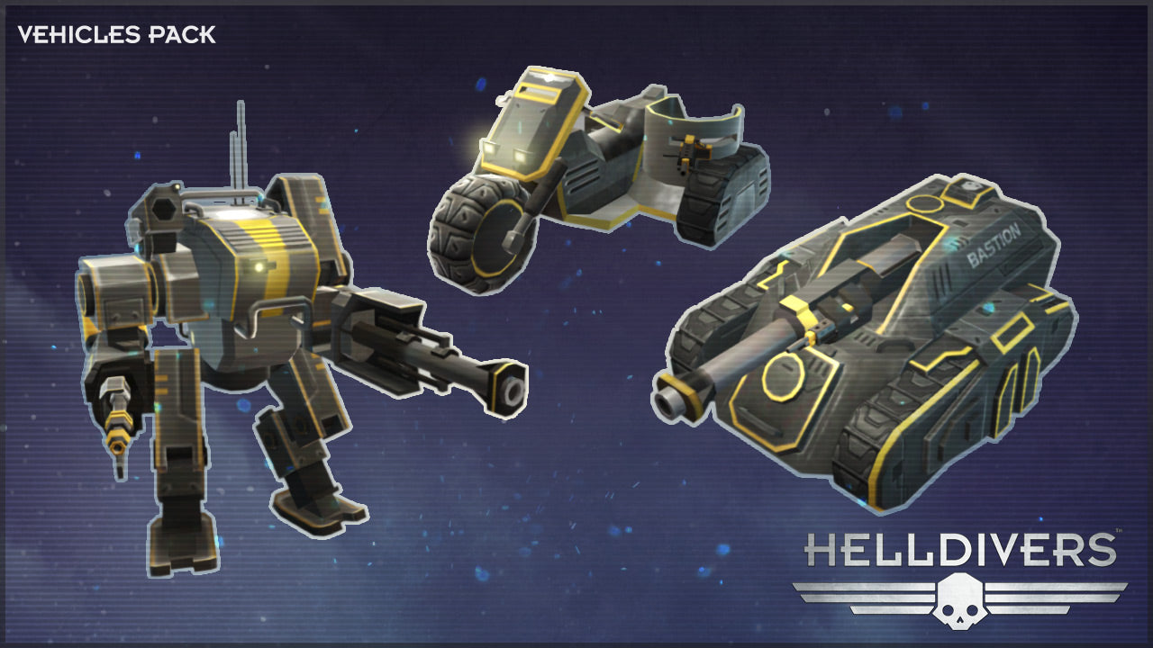 Buy HELLDIVERS - Vehicles Pack DLC Steam Key Default Title Steam key – fast digital delivery | Volt Keys