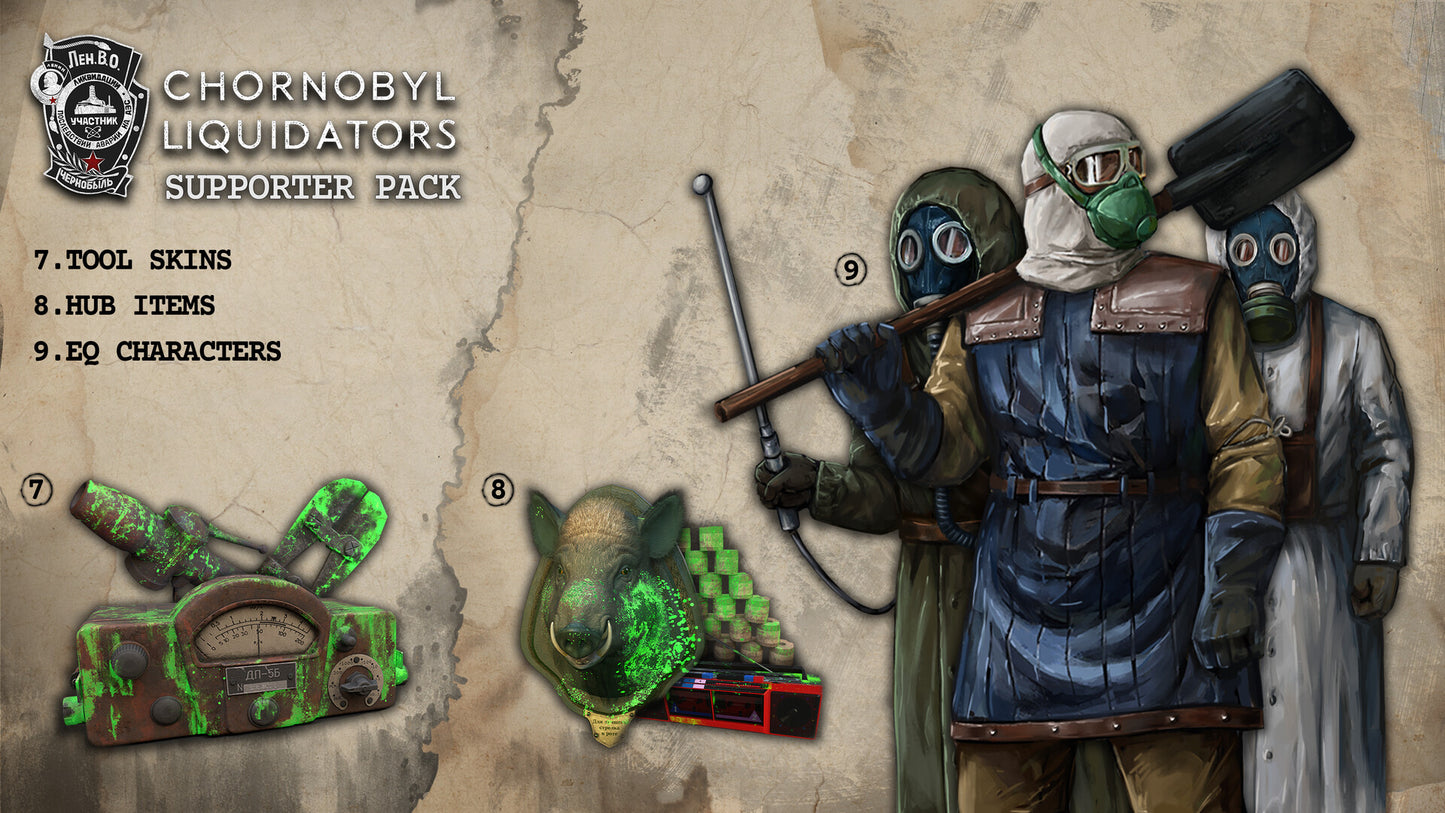 Chornobyl Liquidators - Supporter Pack DLC PC Steam Key