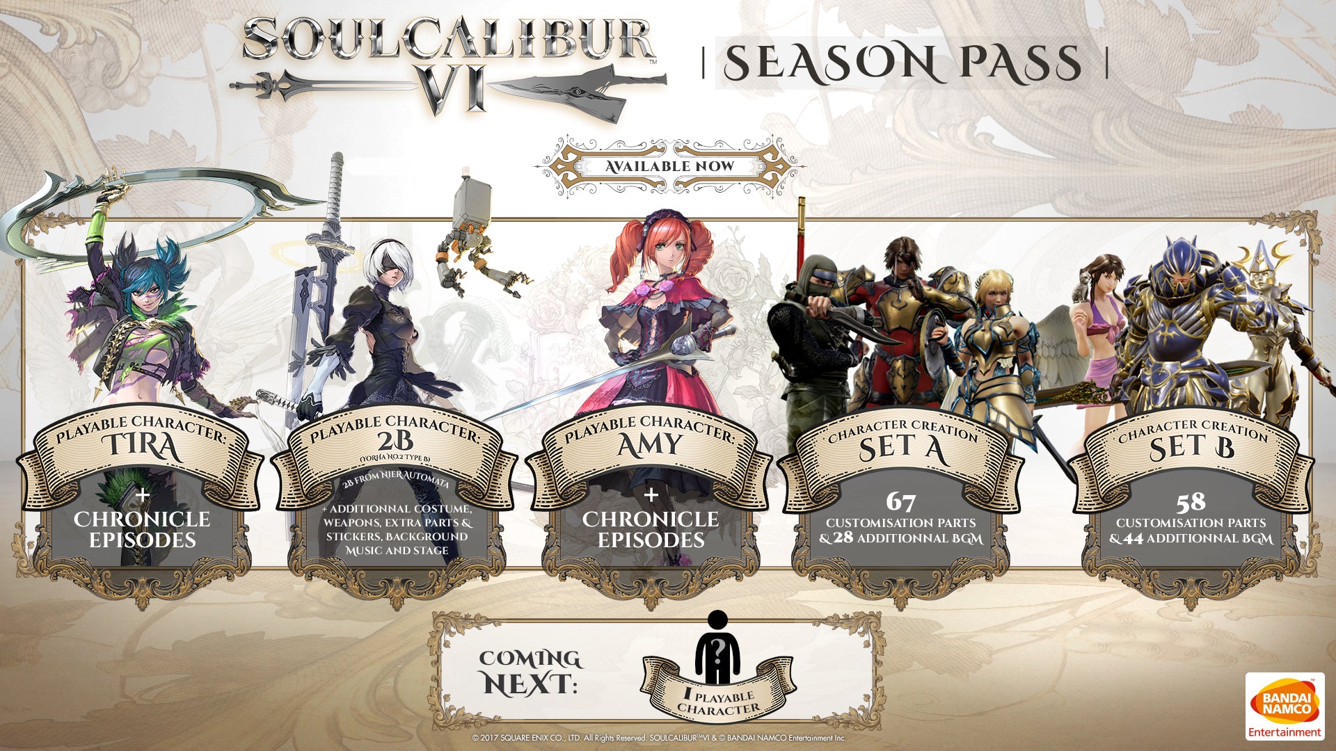 Buy SOULCALIBUR VI - Season Pass Steam Key Default Title Steam key – fast digital delivery | Volt Keys
